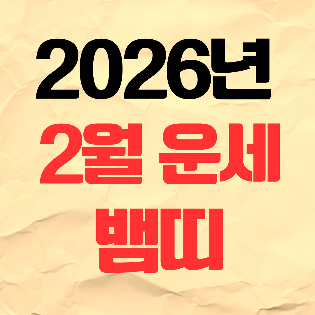 2026년 2월 뱀띠 운세 재물운 연애운 건강운 직장운